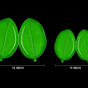 জনপ্রিয় Mixed Combo Leaf Tray ২টি বড় (13") + ২টি ছোট (11")